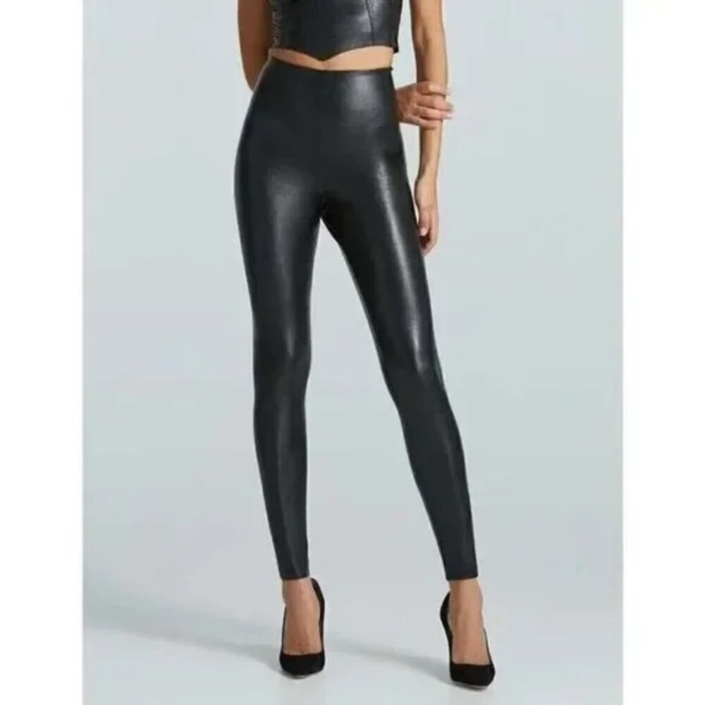 Commando Faux Leather Leggings Black X-Large NWT